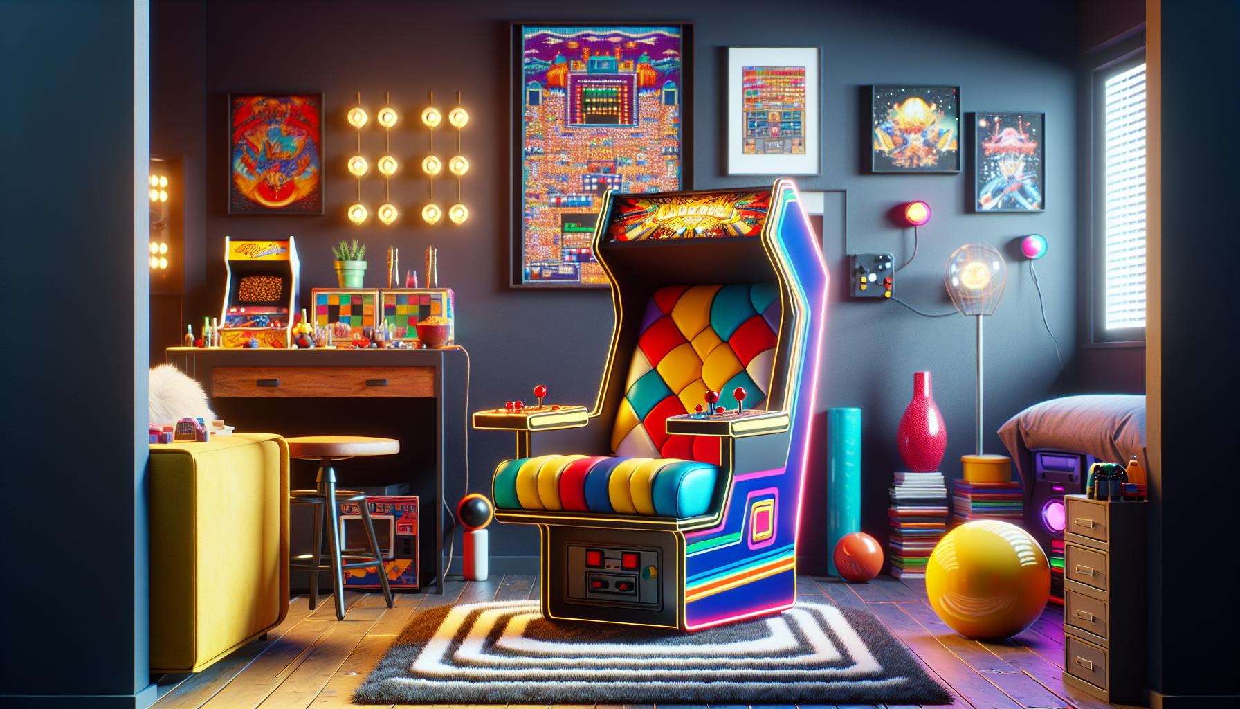 retro gaming chair